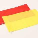 1 RED & 1 YELLOW LINESMAN'S FLAGS