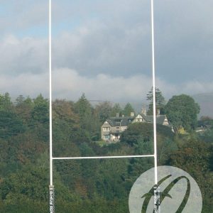 NO 1 STEEL RUGBY POSTS - 12M SOCKETED